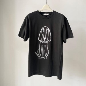 DOG T-SHIRT【Mサイズ／SMOKE BLACK】 [h125]
