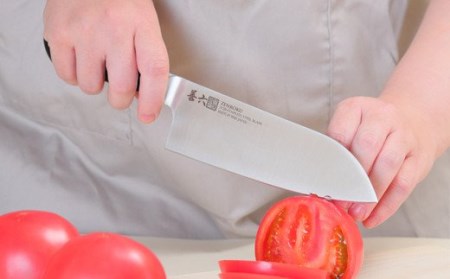 H20-92 料理包丁 三徳 口金付き 善六 モリブデンバナジウム鋼 SKA-170-08