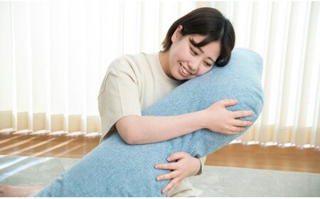 使い方色々・抱きまくら（ライトブルー）[5839-9432]