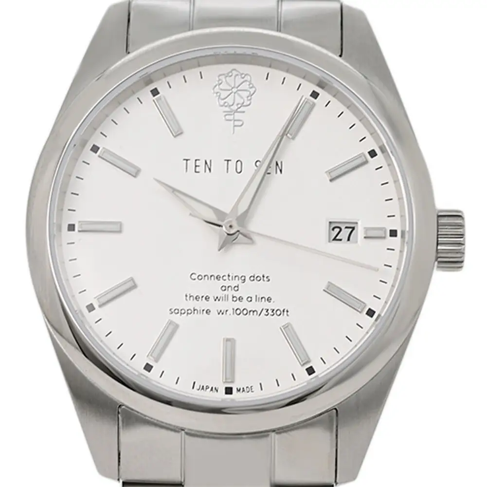 TEN TO SEN 1st STANDARD 日本製 自動巻き ホワイト