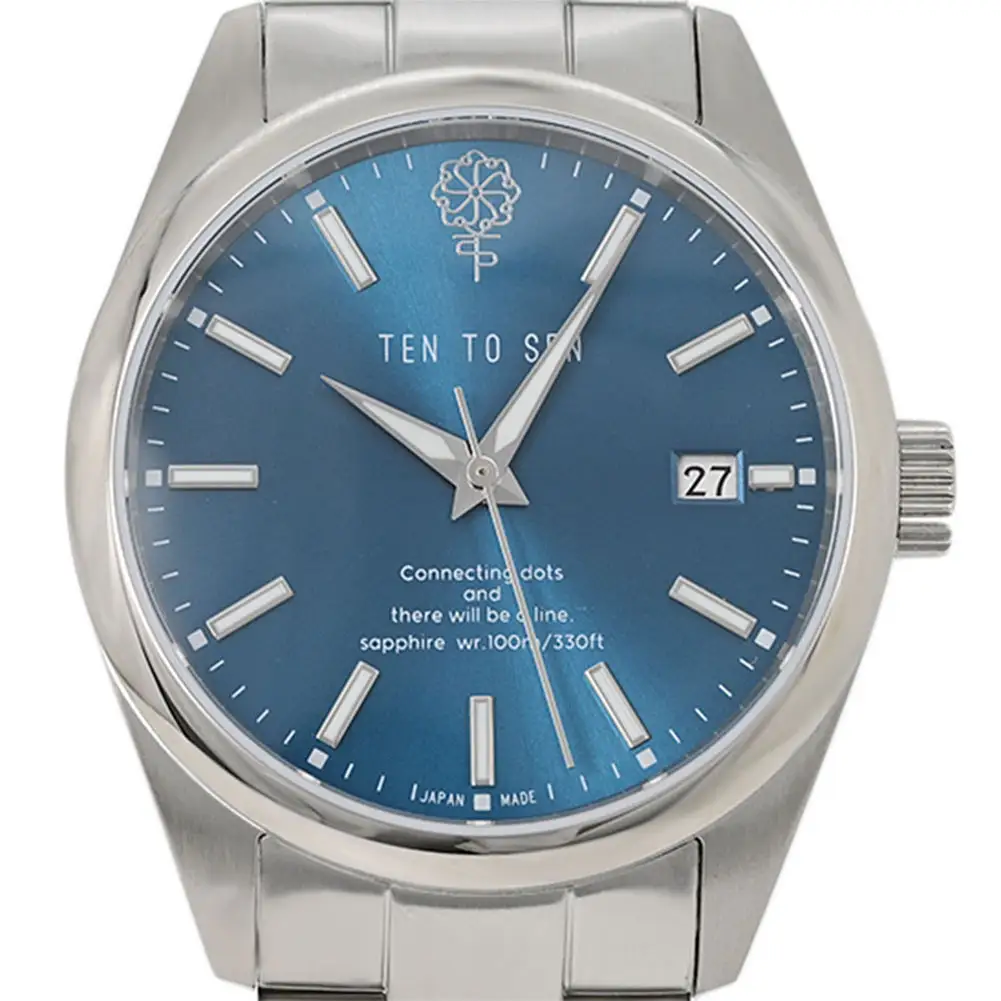 TEN TO SEN 1st STANDARD 日本製 自動巻き ブルー
