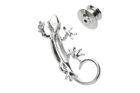 【K18WG】ヤモリタックブローチ MB0003【男女兼用】/No.47