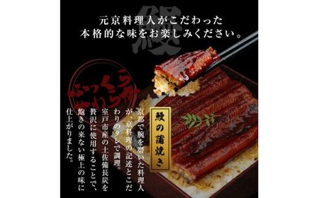 本気の高知ブランド鰻「西岡うなぎ」～上（大サイズ）～うなぎの蒲焼き2尾セット（約330g）タレ・山椒付き