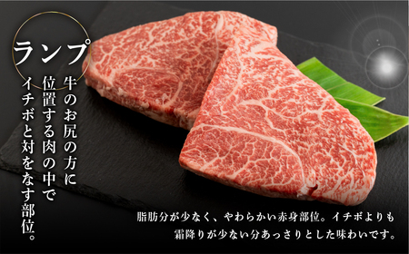 飛騨牛ランプステーキ　200g×3 【70-27】