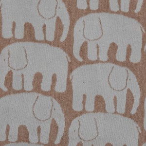 【エレファンティー】ひざ掛け 綿 オーガニックコットン