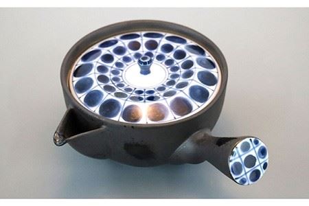 【陶器市特集】【波佐見焼】割水玉 茶器セット 湯飲み 急須 ティーポット 陶器 食器 皿 【岩永製陶】 [ZD20] 波佐見焼