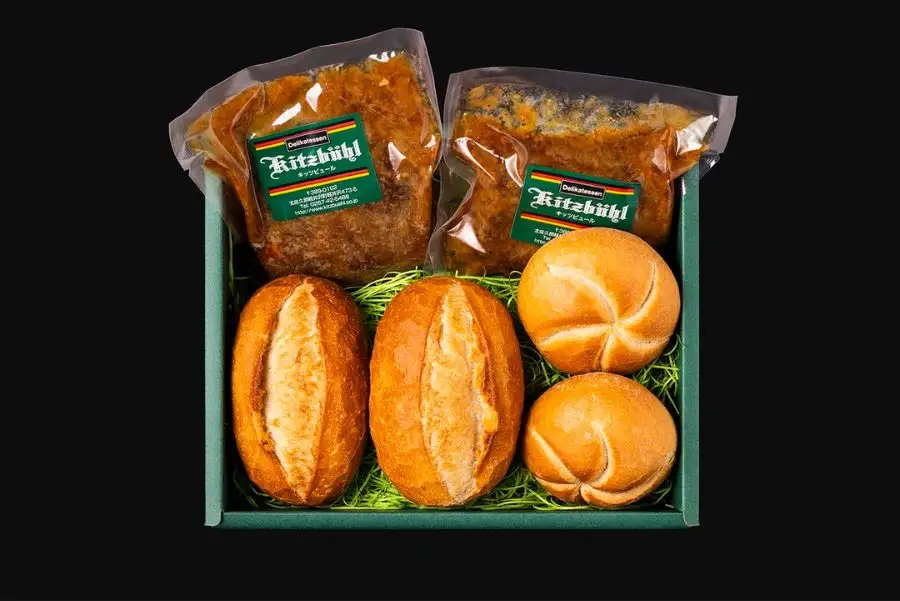 豚肉と信州りんごの黒ビール煮とドイツパンのセット（2人用） 加工食品 ドイツ料理 