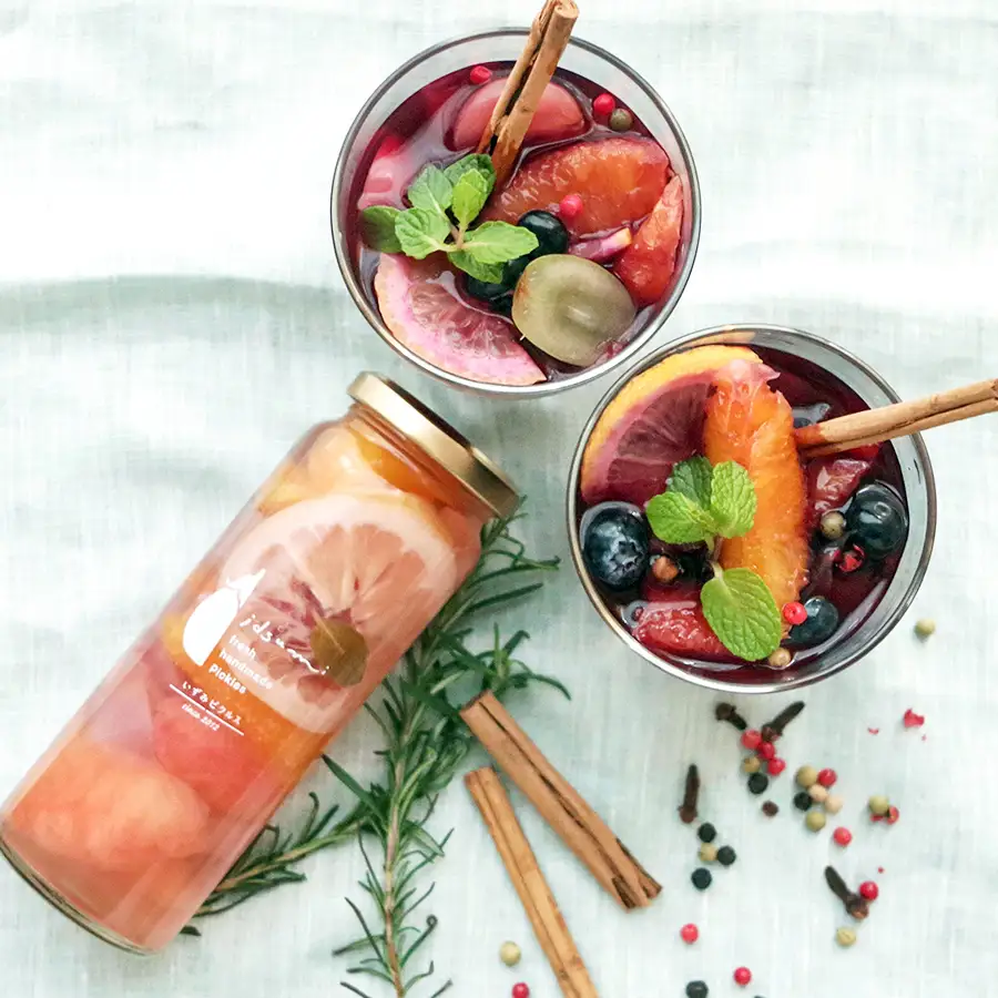 フルーツピクルス2本セット（ギフト箱入）