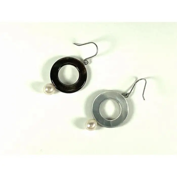 あこや真珠/黒蝶シェルピアス【パール ピアス 高級 しんじゅ あこや ファッション ギフト 贈り物 贈答 母の日  人気 おすすめ 高知県 南国市】