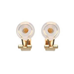 18金イエローゴールド　ボリュームフープイヤリング（管理番号684909）