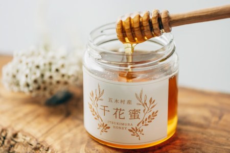 【保存料不使用】 天然！ 千花蜜（はちみつ） 550g×2個 [日添 熊本県 五木村 51120318]
