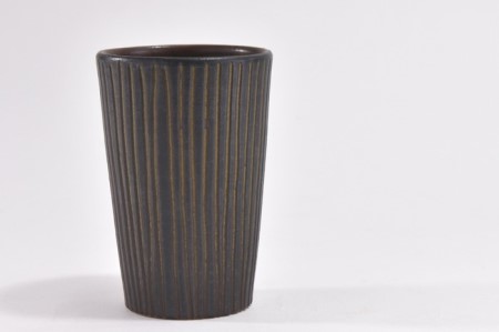 京焼「新羅釉木賊紋ビアグラス」【黒】1個〈ビアグラス グラス 京焼 手作り 工芸品 食器 陶器 木賊紋 新羅釉〉 京焼グラス 