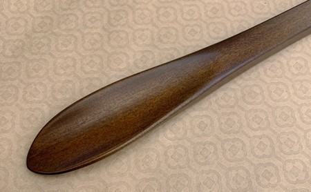シューホーンM（ロング靴ベラ・軽井沢彫） 工芸品 木材 