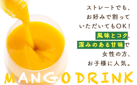 あふれる果実感！マンゴー・日向夏ドリンク２本セット(各720ml)_K021-017
