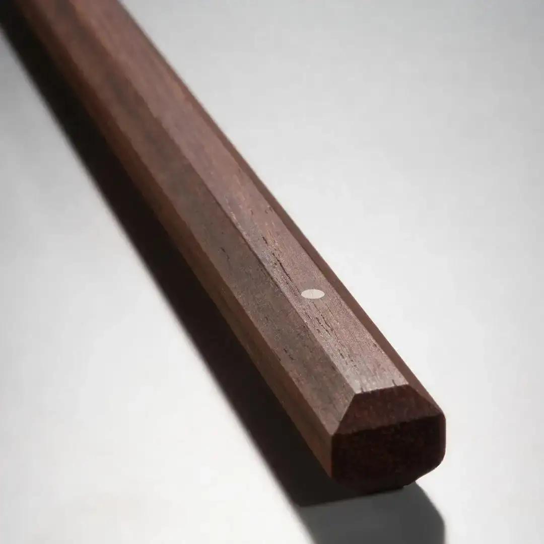 特上 八角箸 百年 紫檀 220mm 高級 箸 贈答用 無塗 燕三条  [マルナオ]