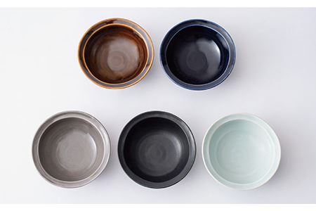 【波佐見焼】リム 小鉢 ボウル 5colors 5枚セット 食器 皿 【一龍陶苑】 [CC60]  波佐見焼