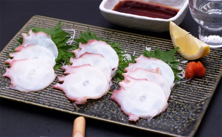 北海道厚岸産 北海道の梅酢だこ薄造り100g×6パック (合計600g) 【小分けで便利！】 魚貝類 タコ 特大 ミズタコ 生造り スライス お刺身 サラダ ボイル後 