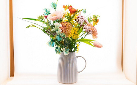 【定期便】季節の花束 3ヶ月コース[ZD557]