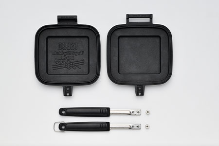 IH対応ホットサンドメーカー オール熱源対応 ハンドル着脱可 燕三条製 キャンプ  アウトドア [TSBBQ]