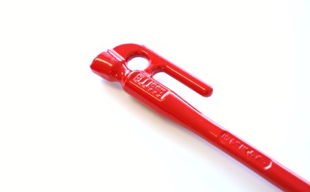 鍛造ペグ エリッゼステーク 28cm ペグ 8本セット レッド