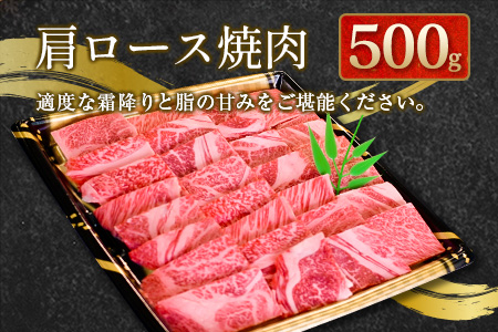 齋藤牛 特選肩ロース焼肉＆スライス（各500g）計1kg【D117】