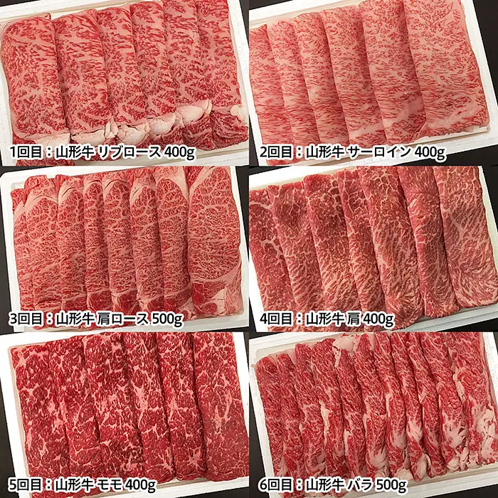 【定期便6回】山形べごを「しゃぶしゃぶ」でいっぺあがてけらっしゃいセット FZ21-542