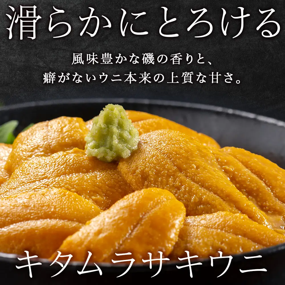 【2026年7月発送】キタムラサキウニ 100g (100g×1パック) ＜利尻漁業協同組合＞