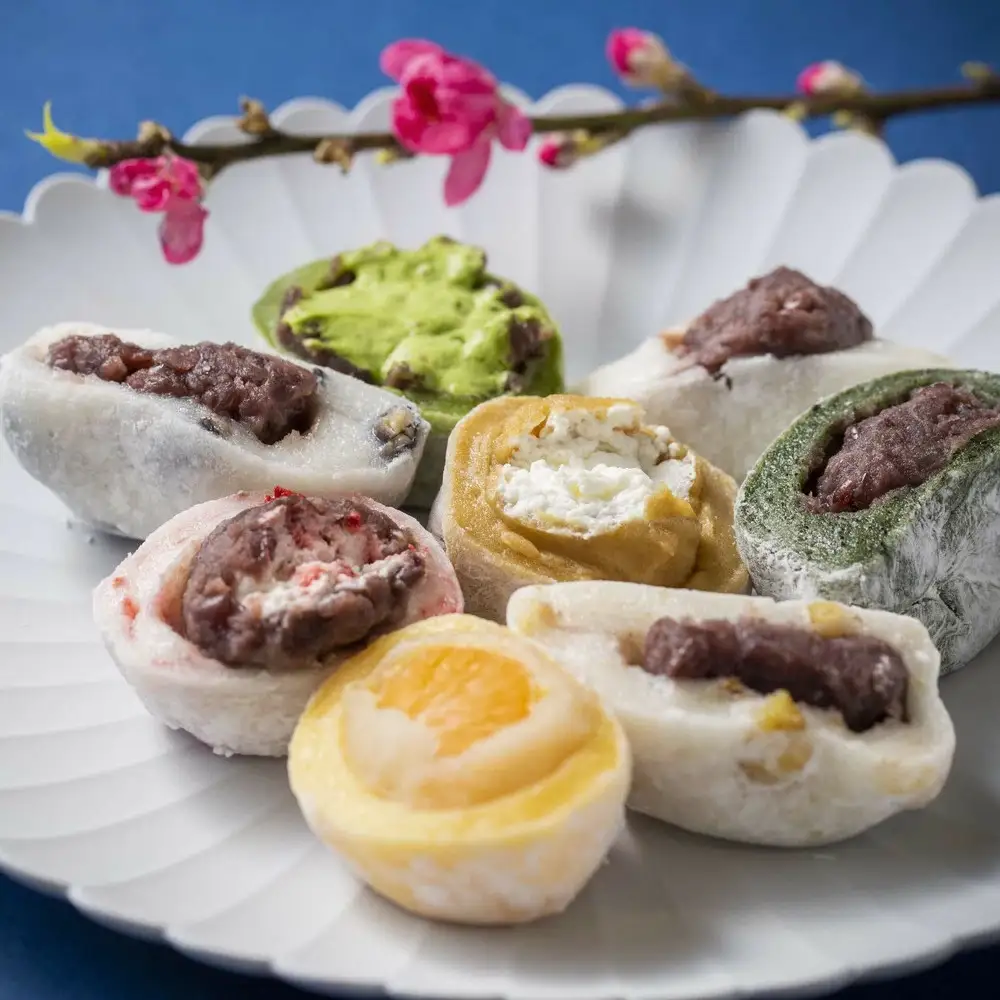 【定期便】一久大福堂 食べ比べ 大福セット 計64個 8種×各2個×4回配送 スイーツ 和菓子 北海道 だいふく 