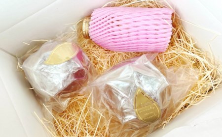 【先行予約】りんご飴「ぽっぷる」( 2個 ) & おろしりんごジュース ( 180ml×1本 ) りんご農家が贈るりんご飴 | 林檎あめ りんご飴 りんごあめ フルーツ アップル リンゴジュース 送料無料 ※2026年9月上旬頃～発送