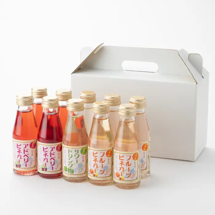【G-974】 淡海酢ストレートタイプ飲む酢（100ml）3種10本セット［高島屋選定品］