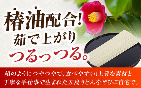 【12回定期便】【ギフト】五島うどん 白8袋（あごだしスープ付） 五島市/五島あすなろ会うまか食品[PAS022] あごだし スープ 細麺 乾麺 手延べうどん セット