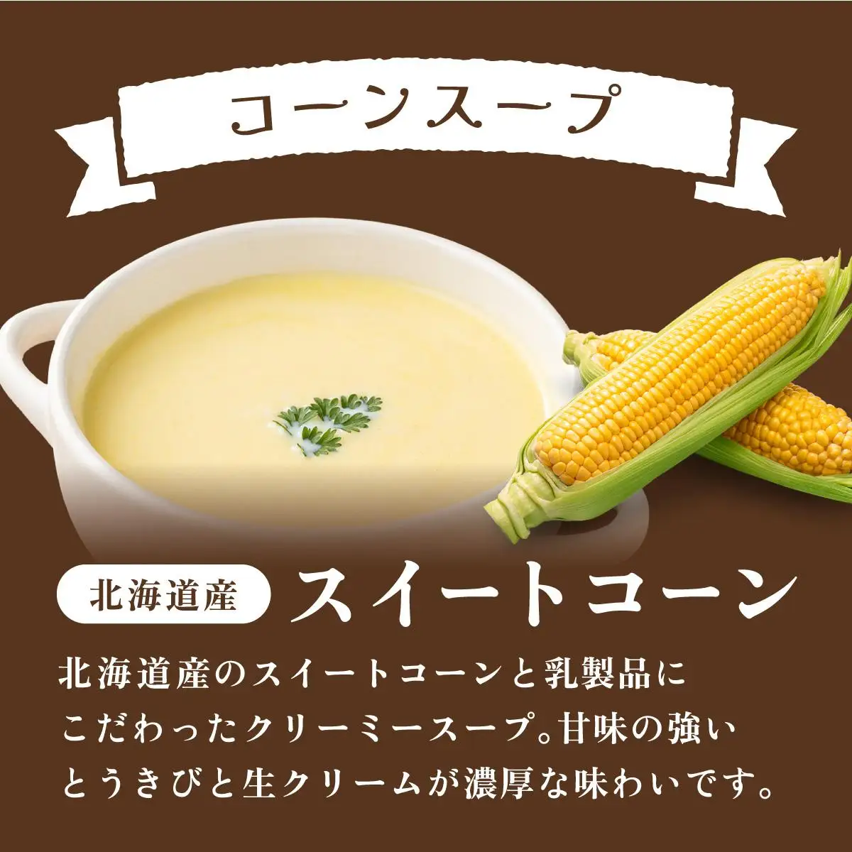 濃縮スープ 10袋 コーン パンプキン 各5袋