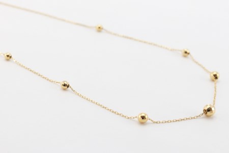 ネックレス K18 ミラーボール ステーション Islauth31 [slauth 山梨県 韮崎市 20743200] アクセサリー ネックレス ジュエリー シンプル おしゃれ プレゼント ギフト 贈りもの 贈答