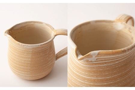 耐熱 ミルク ジャグ  （ 焦げ白 ） 《糸島》【窯元ろくろ /浅見大輔】鍋 調理器具 直火 オーブン 電子レンジ [AUJ003]