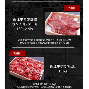 【人気返礼品8回】近江牛満足定期便  冷蔵 国産 黒毛和牛 霜降り 牛肉 牛 産地直送 ブランド牛 人気 お取り寄せ お取り寄せグルメ AJ-T003
