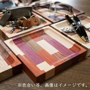 【受注生産】KIGIトレイ　S-E ＜寄木トレイ＞