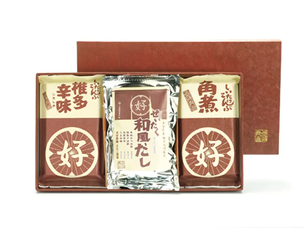 大分県産椎茸こんぶ佃煮・和風だしセット_B040-001