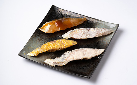 サワラ 地魚 漬魚 セット 4種 8切 サワラ 鰆 粕漬 西京漬 塩麹 生姜 醤油 米味噌 米麹 魚 加工品 惣菜 おかず ギフト 贈り物