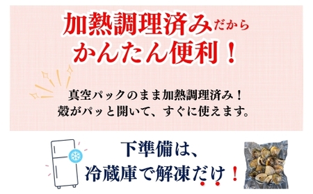 はまぐり 2kg (500g×4袋) 小分け 中サイズ 岬だより 【蛤 はまぐり】