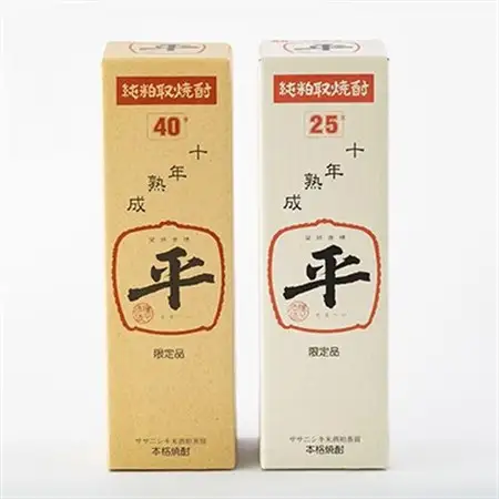 樽平粕取り焼酎　10年熟成25度と10年熟成40度のセット(各1本)_酒・アルコール  焼酎 _【1292043】