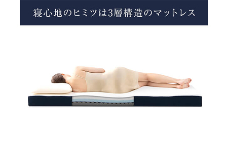 トゥルースリーパー プレミアメルティスト ダブル 寝具 低反発 高反発