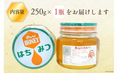 はちみつ 国産 純粋はちみつ 里山ひめみつ 250g×1 [里山養蜂 坂本稔 石川県 津幡町 tb17nir80002]