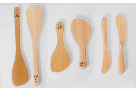  これであなたも料理上手！クッキングセット４種【尾鷲ヒノキ製】　EB-6