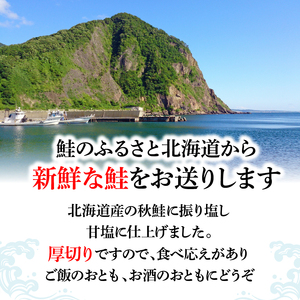北海道産 銀毛鮭甘塩（切身 厚切り(約90g×3枚)×2） 鮭の切身 切り身 海鮮 焼魚