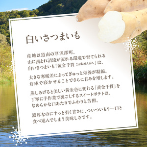  「はこだて雪んこ」 と 「白い半熟スイートポテト」 ギフトセット スイーツ スイートポテト アイス 生クリーム 大福 洋菓子 セット 北海道 函館 はこだて_HD054-005