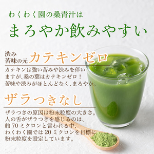 a795 国産！わくわく園さつま桑青汁・計200g(100g×2袋)【わくわく園】