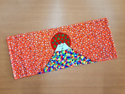 0007-71-01　ニコニコ富士山フェイスタオル