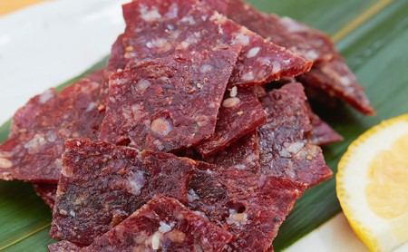 【高たんぱく】【低脂肪】国産ジビエ　鹿肉ジャーキー＆鹿カレーセット 肉の加工品 鉄分 たんぱく質 低脂質 小分け 