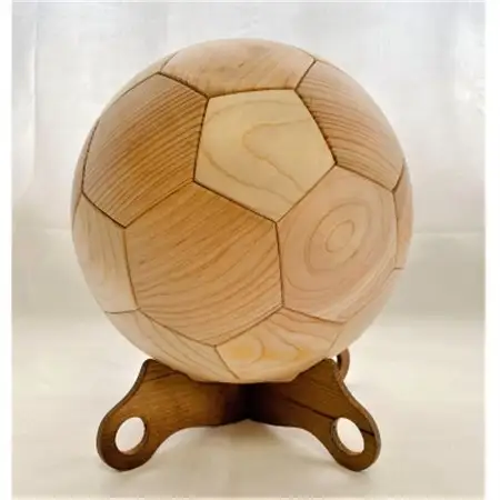 木製サッカーボール(ヒノキ)【1294782】