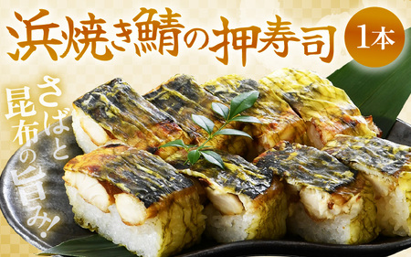 ふるさと福井の味自慢 浜焼き鯖の押寿司1本と穴子の棒寿司2本の3本セット 【ESSEふるさとグランプリ2021 銘品部門 金賞受賞！】【寿司 すし 焼きさば 押し寿司 さば寿司 焼き鯖寿司 ジューシー 名物 贈答 ギフト お土産 大人気】 [A-8402]